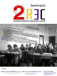 Cartel del seminario Seminario 2REC. 2ª República: Educación y Ciencia