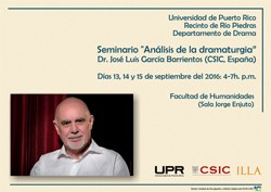 Seminario "Análisis de la Dramaturgia" Seminario "Análisis de la Dramaturgia"