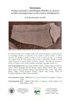 Cartel del seminario Seminario «Cultura material y metodologías híbridas en ciencias sociales: investigaciones en las costuras disciplinares»