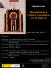 Seminario "Monasterios y cultura monástica en el siglo X"