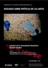 Cartel del seminario Seminario de Jóvenes Investigadores ILLA. Diálogos sobre poéticas de las artes: "Diálogo con el pensamiento dramático de Juan Mayorga"