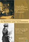 Cartel del seminario Seminario Internacional de Jóvenes Investigadores (SIJI): "La escritura como acontecimiento"
