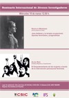 Cartel del seminario Seminario Internacional de Jóvenes Investigadores (SIJI): "La terapia ocupacional y el empoderamiento desde una perspectiva de género"