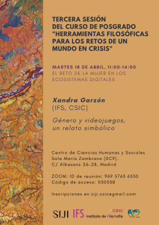 3ª sesión del curso de posgrado SIJI: "Herramientas filosóficas para los retos de un mundo en crisis" 3ª sesión del curso de posgrado SIJI: "Herramientas filosóficas para los retos de un mundo en crisis"