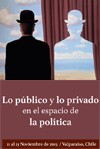 Cartel del simposio XIV Simposio de la Asociación Iberoamericana de Filosofía Política: "Lo público y lo privado en el espacio de la política"