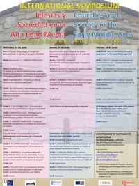 cartel-programa International Symposium "Churches and Society in the Early Middle Ages"