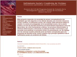 Sufrimiento social y condición de víctima Sufrimiento social y condición de víctima