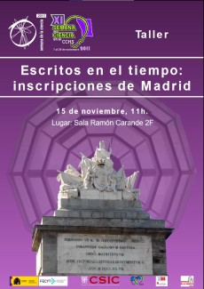 Taller: "Escritos en el tiempo: inscripciones de Madrid" Taller: "Escritos en el tiempo: inscripciones de Madrid"