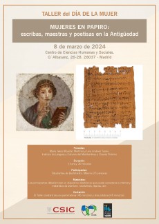 Mujeres en papiro. Escribas, maestras y poetisas en la Antigüedad Mujeres en papiro. Escribas, maestras y poetisas en la Antigüedad