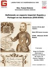 Cartel del seminario Seminario del Laboratorio de Independencias 2009: "Definiendo un espacio imperial: España y Portugal en las Américas (XVII-XVIII)"