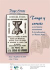 Cartel del seminario Seminario: "Tango y corsets en la historia sociocultural de la tuberculosis en Buenos Aires"