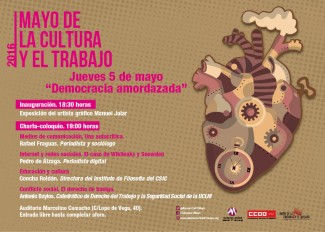 Invitación Charla-Coloquio Charla-Coloquio: "Democracia amordazada"