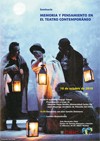 Cartel del seminario Seminario: "Memoria y pensamiento en el teatro contemporáneo"