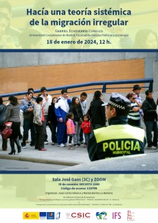 Seminario FISOPOL: "Hacia una teoría sistémica de la migración irregular" Seminario FISOPOL: "Hacia una teoría sistémica de la migración irregular"