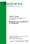 Cartel del seminario Seminarios SPRI-SCImago: "Measuring excellence in Science"