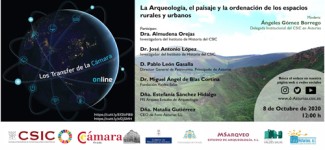 Cartel del evento Seminario "La arqueología, el paisaje y la ordenación de los espacios rurales y urbanos"