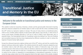 Transitional Justice and Memory in UE Transitional Justice and Memory in UE
