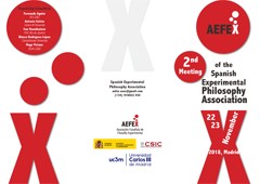 Cartel del evento 2nd Meeting of the Spanish Experimental Philosophy Association (AEFEX)