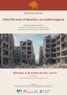 Urbicidio ante el derecho a la ciudad (segura) Urbicidio ante el derecho a la ciudad (segura)