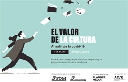 Cartel del evento Jornada de reflexión "El valor de la cultura. Al salir de la covid-19"