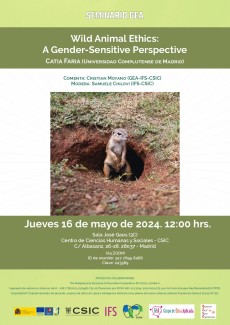 Seminario GEA: "Wild Animal Ethics: A Gender-Sensitive Perspective" Seminario GEA: "Wild Animal Ethics: A Gender-Sensitive Perspective"