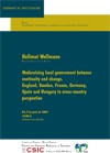 Cartel del seminario Seminario CIP: «Modernising local government between continuity and change – England, Sweden, France, Germany, Spain and Hungary in cross-country perspective»