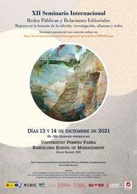 Cartel del seminario XII Seminario Internacional Redes Públicas y Relaciones Editoriales