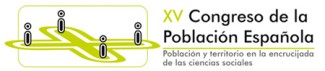 Logo del congreso XV Congreso de la Población Española. "Población y territorio en la encrucijada de las Ciencias Sociales"