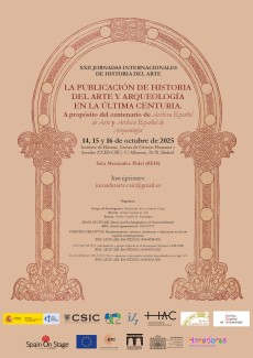 XII Jornadas Internacionales de Historia del Arte. La publicación de historia del arte y arqueología en la última centuria