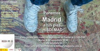 Semana de la Ciencia 2014: "Madrid a través de sus mapas, siglos XVI a XXI. HISDI-MAD" Semana de la Ciencia 2014: "Madrid a través de sus mapas, siglos XVI a XXI. HISDI-MAD"