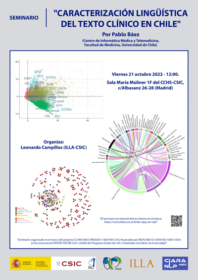 Seminario: "Caracterización lingüística del texto clínico en Chile"