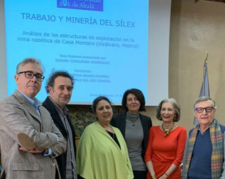 Susana Consuegra Rodríguez (IH) obtiene la máxima calificación por su tesis doctoral "Trabajo y minería del sílex. Análisis de las estructuras de explotación en la mina neolítica de Casa Montero (Vicálvaro, Madrid)