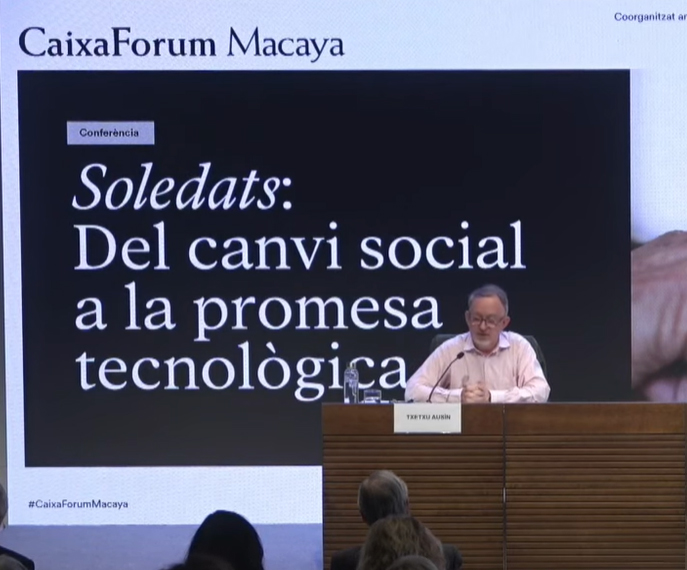 Txetxu Ausín (IFS) expone cómo abordar la soledad en el contexto de la promesa tecno