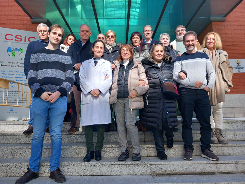 Un grupo de estudiantes senior de la UNED acude al CCHS a una visita divulgativa Un grupo de estudiantes senior de la UNED acude al CCHS a una visita divulgativa