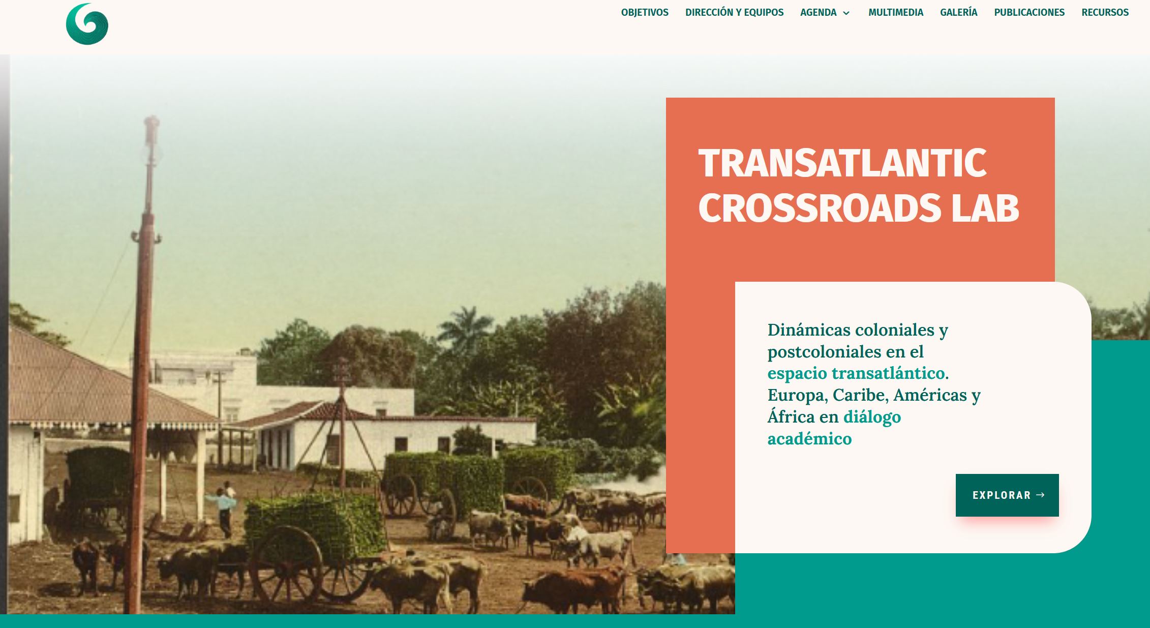 Nace la web de Transatlantic Crossroads Lab, proyecto Marie Skłodowska-Curie sobre dinámicas coloniales en el mundo atlántico